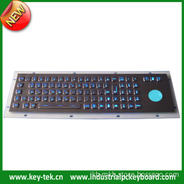 Metal Industrial Backlight Illuminated Keyboard with Backlight